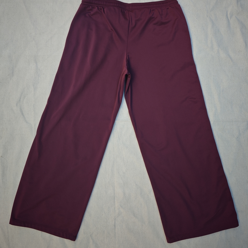 Reebok Identity Vector Tricot Track Pants Women’s XL Burgundy Athletic Joggers - Picture 2 of 5